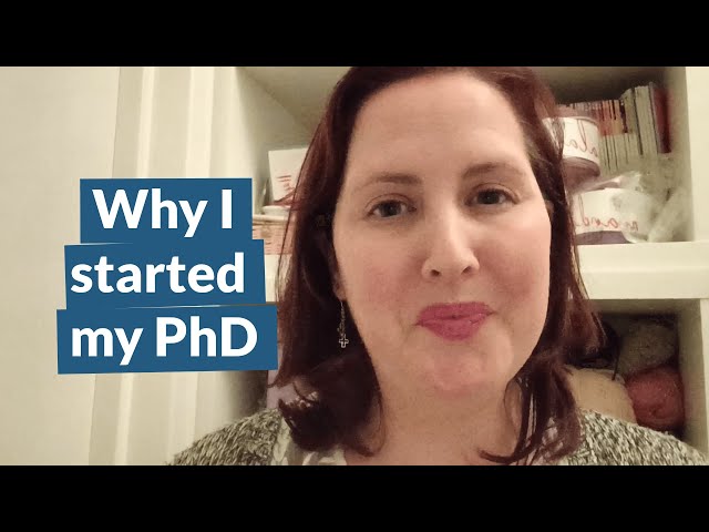Why should you start a PhD? - #PhDThoughts with Rachel Allen