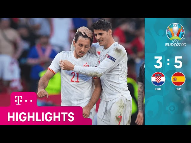 Kroatien - Spanien, Highlights | UEFA EURO 2020, Achtelfinale | MAGENTA TV