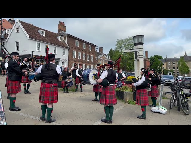 Glenmoriston Pipe Band, Suffolk.
