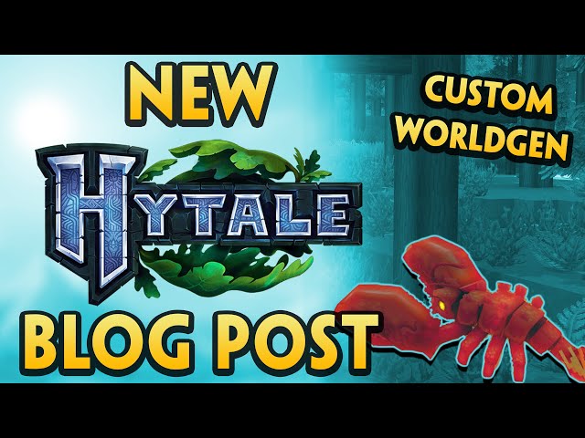 NEW Hytale Blog Post + CUSTOM World Generation Footage | News Updates