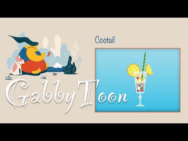 Motion Design/Animation. After Effects. Cocktail