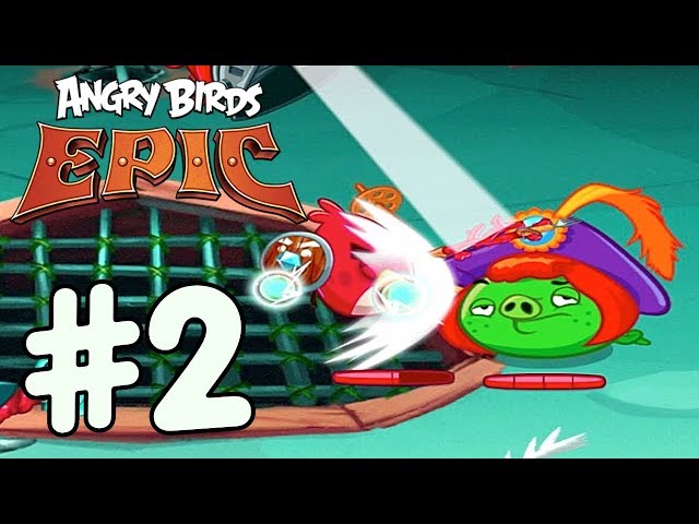 Angry Birds Epic - COBALT PIG CASTLE - 5 Waves Fight & 1 BIRD EGG | Walkthrough #2