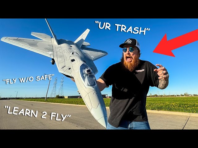 I Got BULLIED Into Flying This RC Jet...