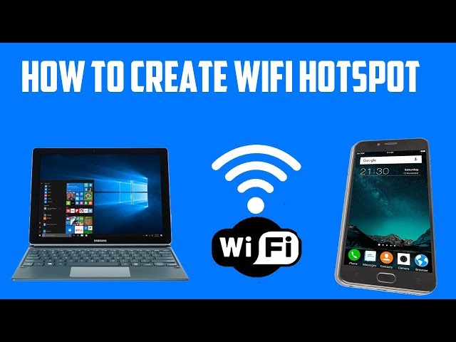 How To Share Internet From Windows 10 Laptop | Make WiFi Hotspot