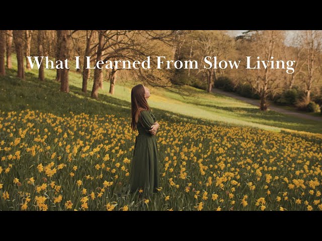 Slow living moments on a soft spring day in English countryside | Cultivating Peaceful Life