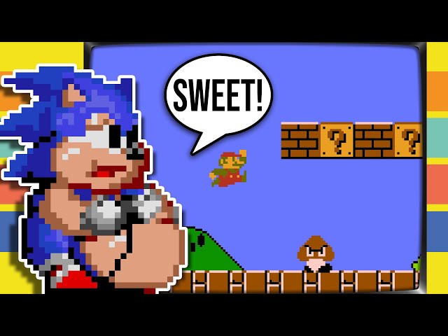 Sonic XL plays Super Mario Bros.?!