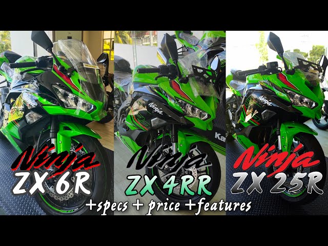 2023 Kawasaki Ninja ZX models - Super Sports Bike - In Line Four - Screaming Sound  Full Specs