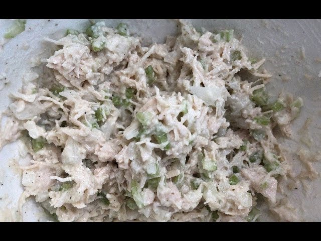 Chicken Salad Recipe - (Chicken Salad in 3 minutes).