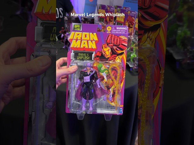 Quick First Look at Marvel Legends Whiplash from the Iron Man Retro wave Revealed at WonderCon 🔥