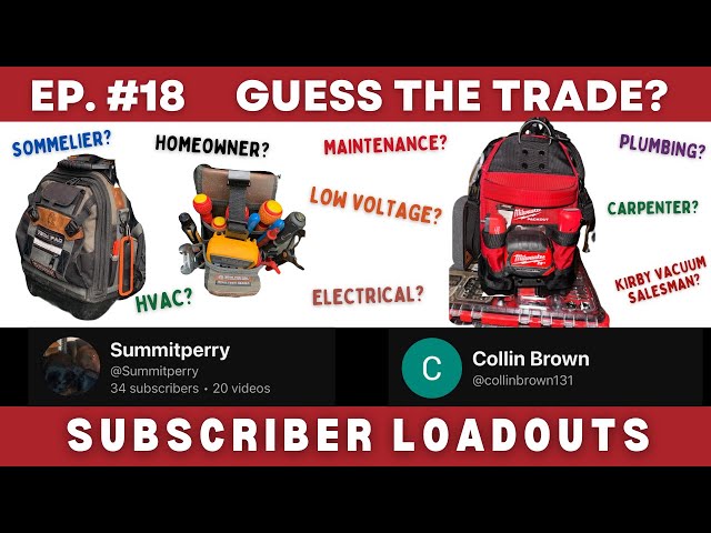 EP. 18 Guess the Trade? - Subscriber Loadouts  #tools #loadout #milwaukee  #vetopropac  #packout