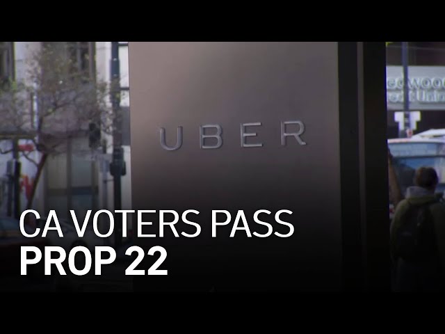 CA Voters Pass Prop 22