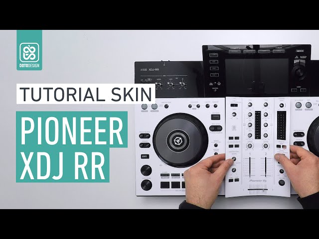 Pioneer XDJ-RR Skin - How to apply a dj controller Skin | Tutorial Doto Design - custom dj gear