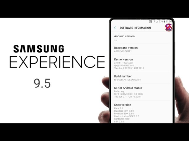 Samsung experience 9.5