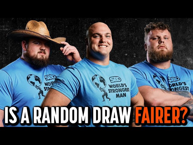 WORLD'S STRONGEST MAN GROUPS 2024: What if it was a Random Draw?