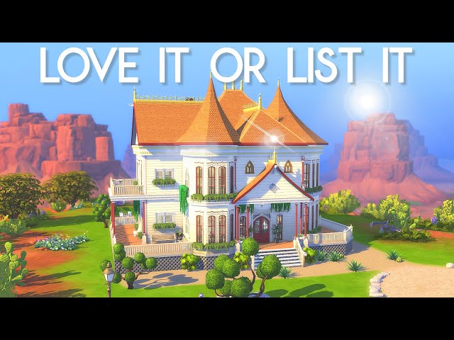 StrangerVille EA Mansion Renovation ~ LOVE IT or LIST IT (Sims 4 Speed Build)