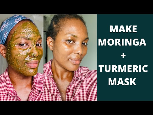 Make Moringa And Turmeric Glowing Mask