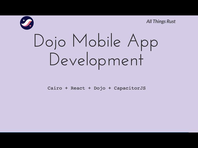 Build a dojo progressive web app game