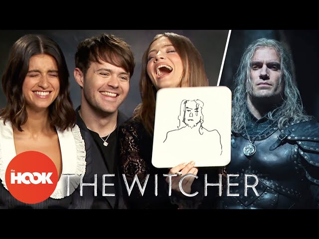 The Witcher Cast Draw Henry Cavill, Dream Roles & Their Characters | @TheHookOfficial  ​