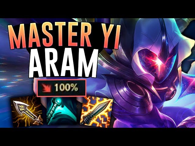 100% CRIT MASTER YI IN ARAM! - Master Yi ARAM - League of Legends