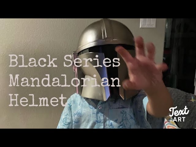 Mandalorian Black Series Helmet Review