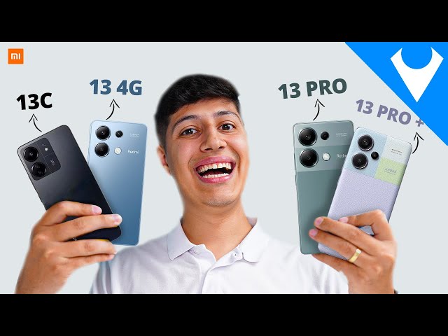 TODOS Xiaomi Redmi NOTE 13! Qual a melhor OPÇÃO para COMPRAR HOJE?