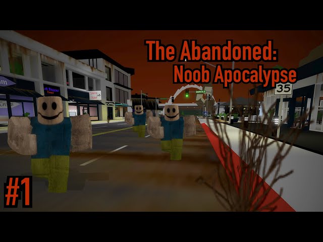 “The Abandoned: Noob Apocalypse”~Roblox BrookHaven Episode 1~First Person Mode Story~VPJ