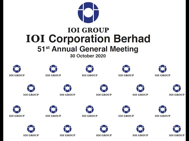 IOI Corporation Berhad AGM 2020