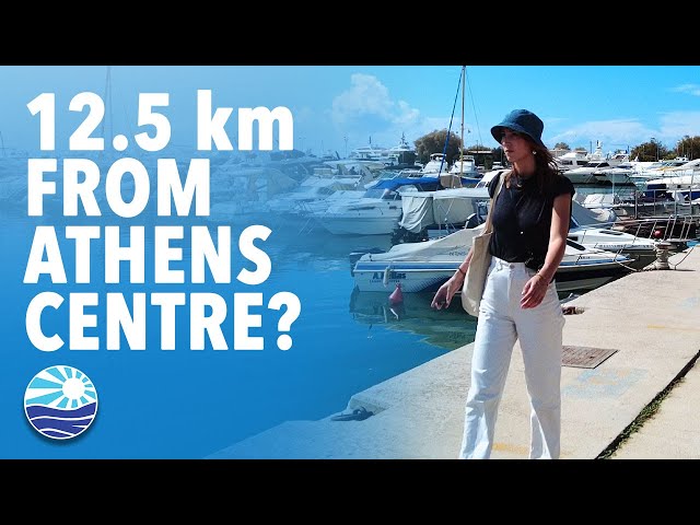 GLYFADA Beaches Walking Tour 🇬🇷 ATHENS GREECE