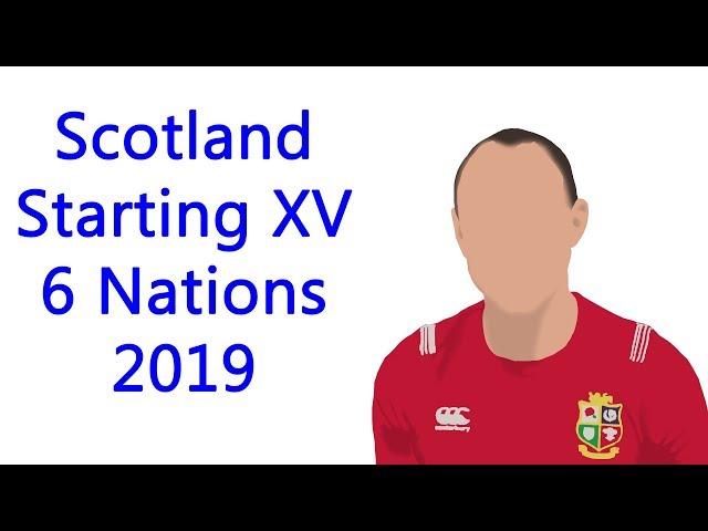 Scotland's Starting XV for Six Nations 2019