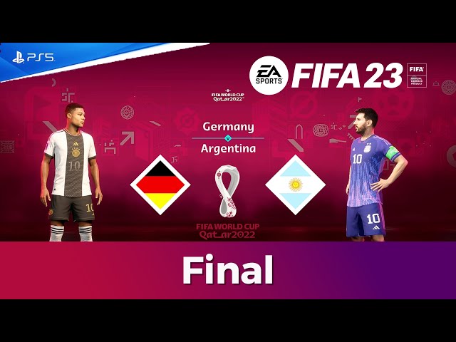 FIFA23 - ARGENTINA vs GERMANY| 8 - 2 | MESSI GOT INJURED | FIFA WORLD CUP FINAL | {4K 60FPS}