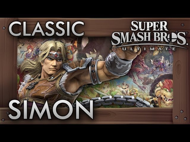 Super Smash Bros. Ultimate: Classic Mode - SIMON - 9.9 Intensity No Continues