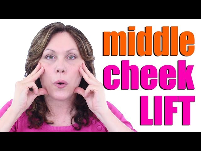 Lift Loose Skin and Sagging Jowls using this Middle Cheek Lift Exercise