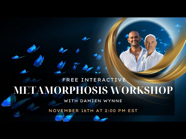 METAMORPHOSIS | FREE Interactive Workshop with Damien Wynne | Nov 16th at 2:00 PM EST