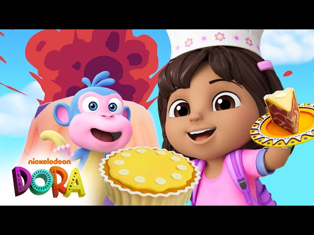 Dora’s Aventuras! #5 w/ Boots 🍰 Learn About Food Mini Episode! | Dora & Friends