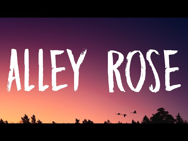 Conan Gray - Alley Rose (Lyrics)