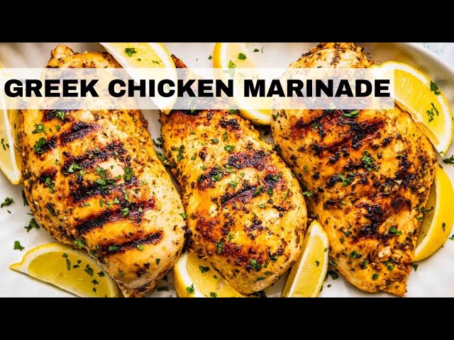 Greek Chicken Marinade Recipe (Greek Chicken Recipe!)