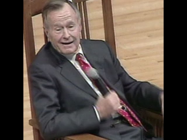 From The KOCO Archives: Former President George H.W. Bush visited OU in 2007