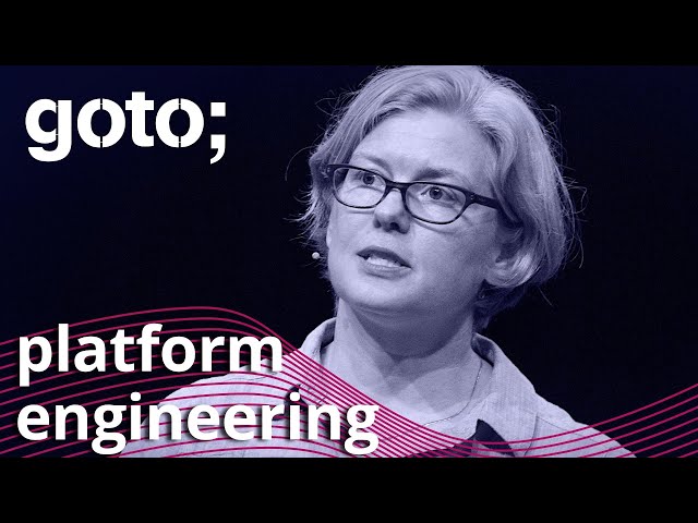 Platform Engineering as a (Community) Service • Nicki Watt • GOTO 2021