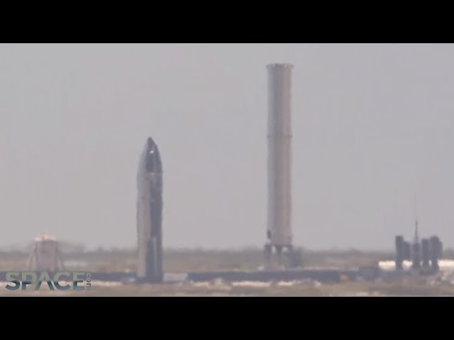 SpaceX Starship SN20 rolled back to launch site in time-lapse
