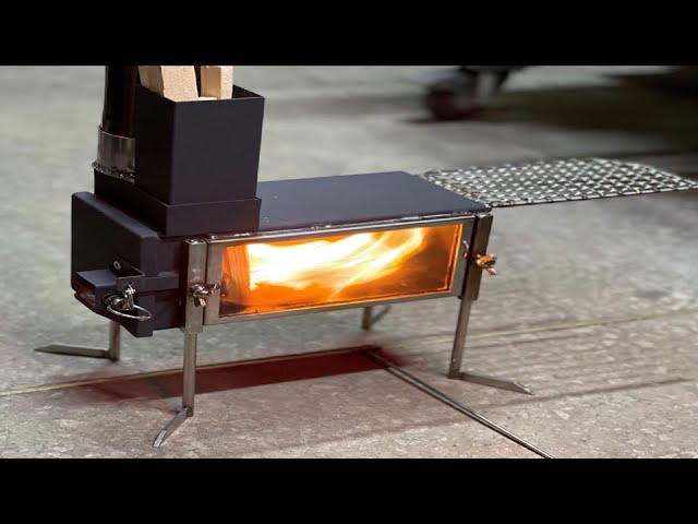 초미니 로켓 난로만들기ㅣBuilding a very small wood stove