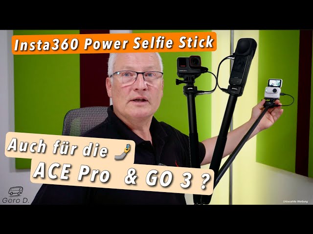 Insta360 Power (Akku) Selfie Stick -  an der ACE Pro  und der Go 3? Günstiger als Batterien?