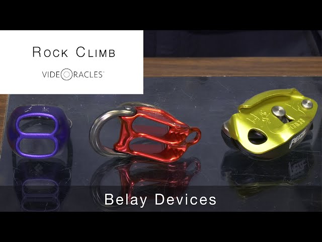 Rock Climbing Belay Devices