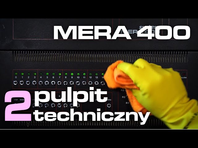 MERA-400 - pulpit techniczny (część 2)