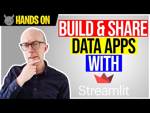 Hands on - Build and share data-based apps with Streamlit