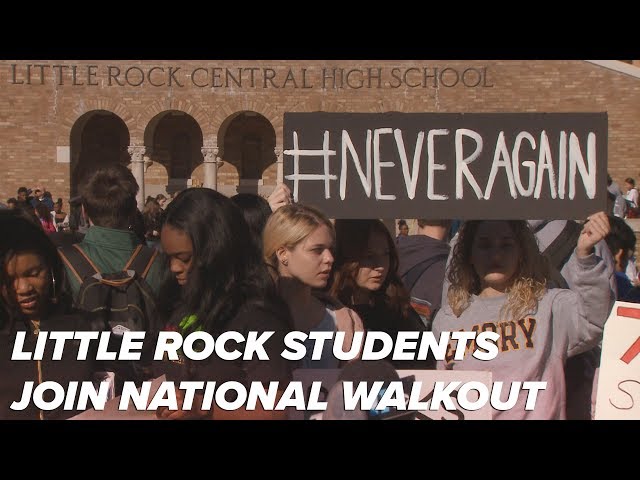 Little Rock Central students join national walkout