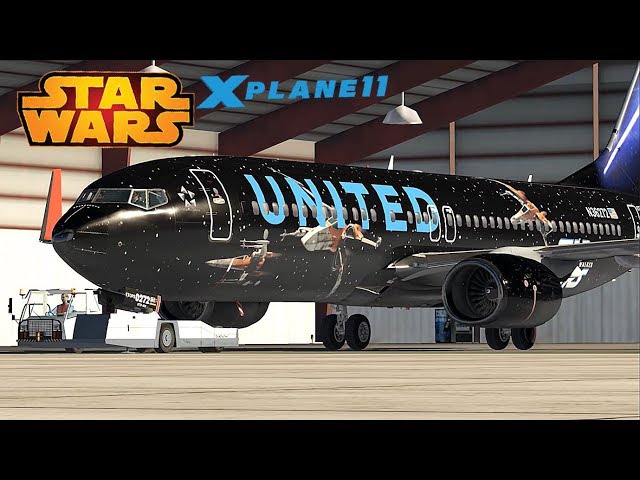 X-Plane 11 | United Airlines Unveil New Star Wars Livery