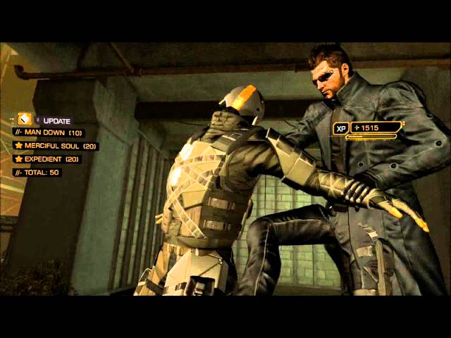 Deus Ex: Human Revolution - Any time fly girl.