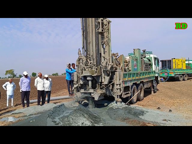 borewell water | 324 फीट पे पानी | from borewell | Indian machine | Radhika drilling