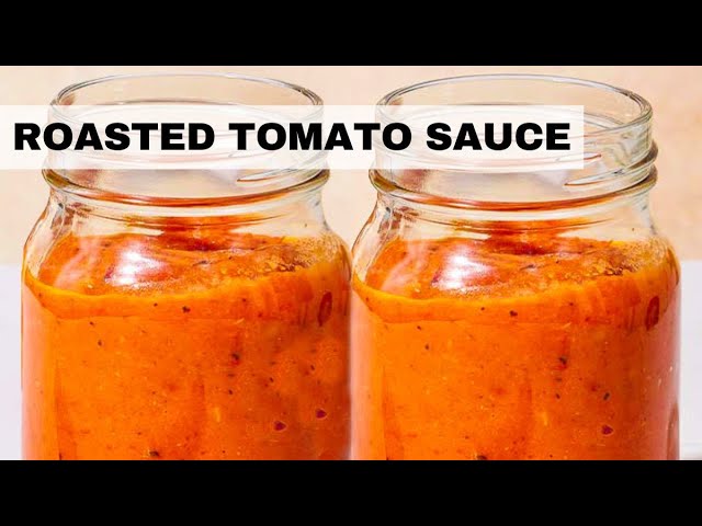 Roasted Tomato Sauce Recipe | Pasta Sauce Recipe!