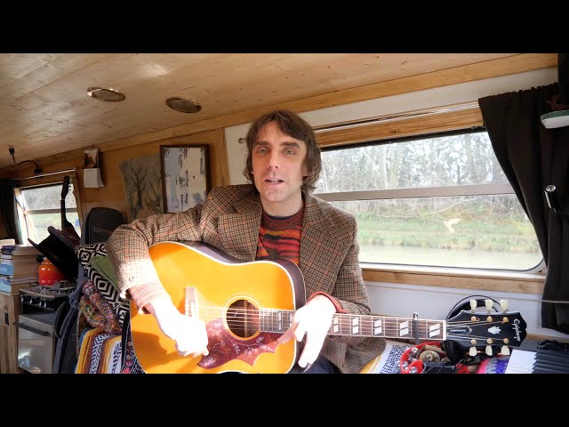 Finishing A New Song! - Some Philosophy And Song Writing In My Narrow Boat Studio